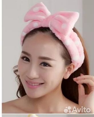 Мягкая пушистая повязка на голову