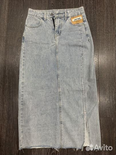 Юбка джинсовая миди