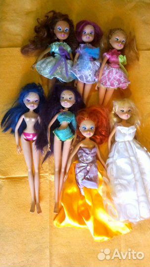 Куклы Винкс блум, стелла, флора,муза, текна лейла