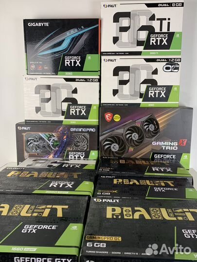 Коробки для видеокарт GTX RTX