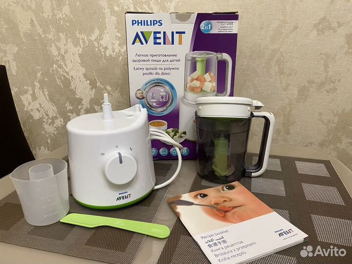 Philips Avent Пароварка-блендер 2 в 1