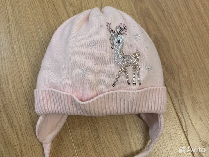 Шапка зимняя для девочки 54 56