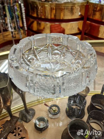 Хрустальный салатник