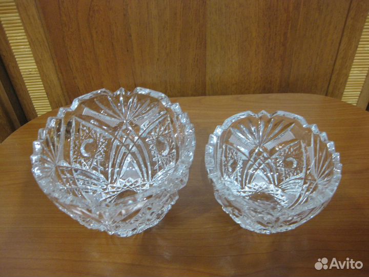 Вазы/салатники хрустальные СССР
