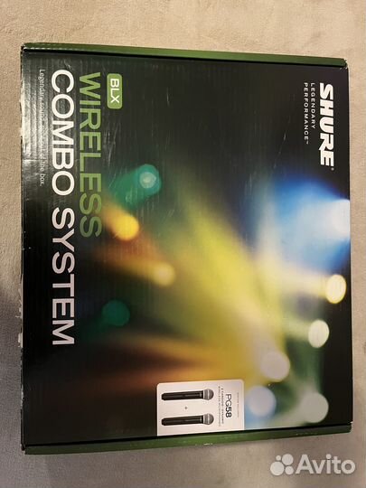 Shure BLX24E/PG58 вокальная радиосистема