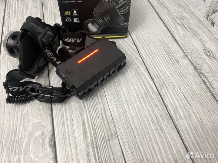 Налоьный фонарик, сверхяркий светодиод, до 1500 м