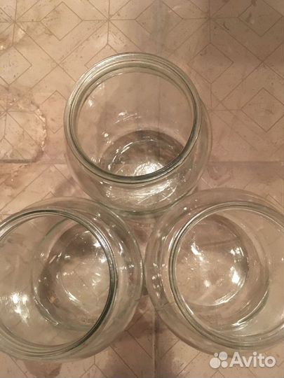 Банки, бутылки стекляные