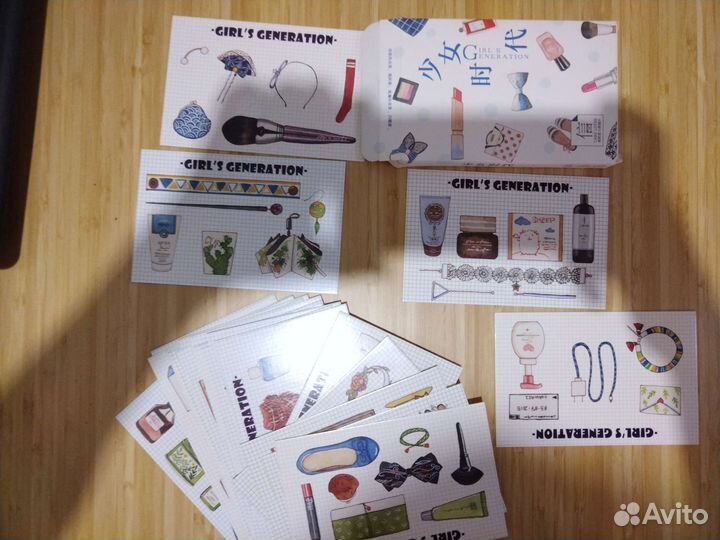 Набор открыток новые для девочки, девушки