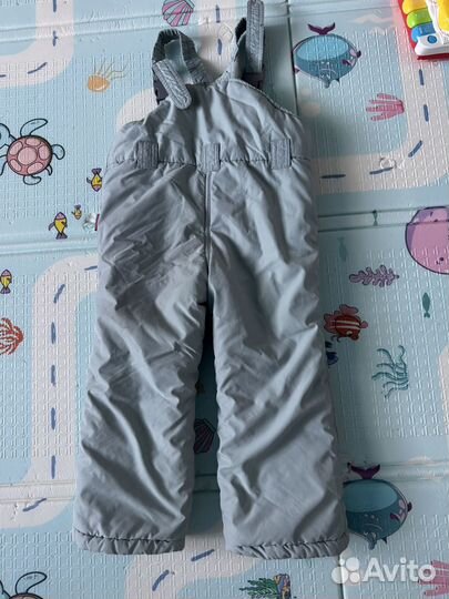 Полукомбинезон зимний для девочки 104