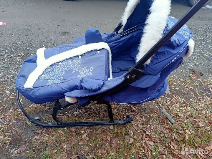 Детские санки с колесами