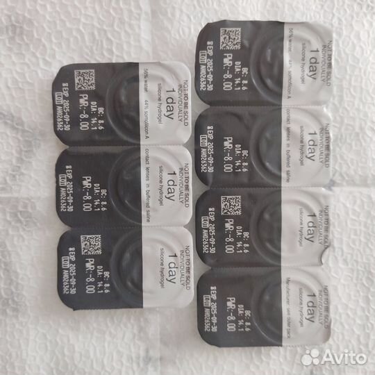 Линзы контактные