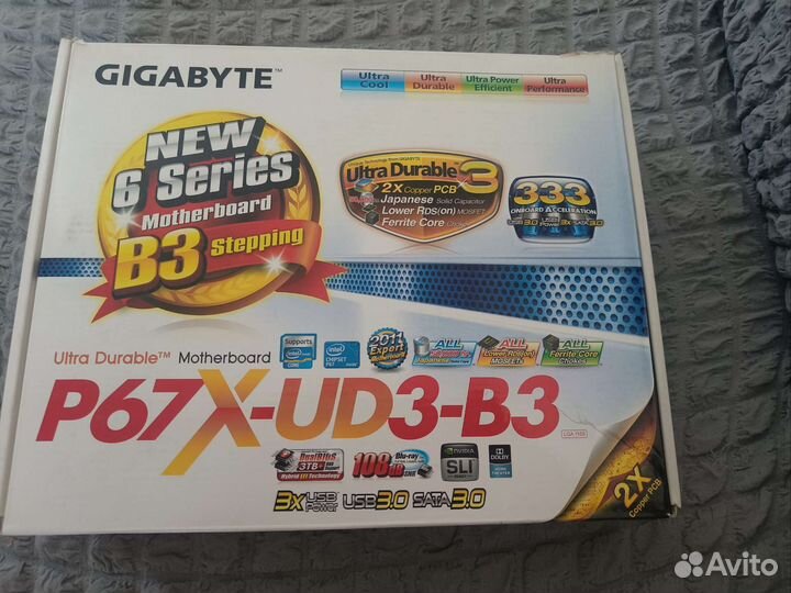 Материнская плата gigabyte 1155 с процессом