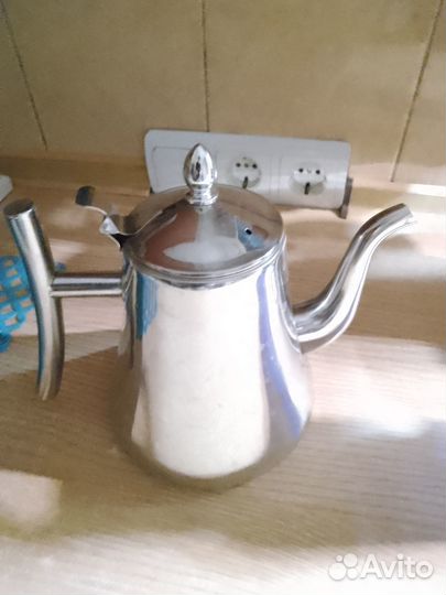 Чайник заварочный нержавейка 1л + форма терка