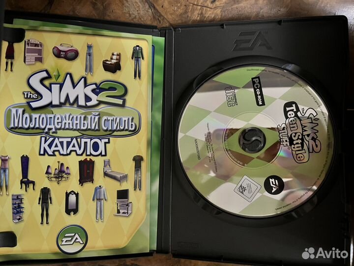 Игра Sims 2 дополнения каталог pc dvd