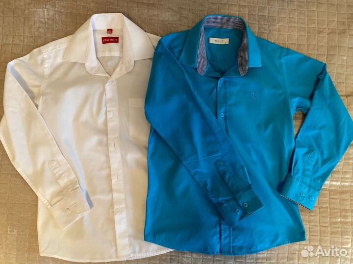 Рубашки на мальчика 122 128 для школы