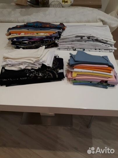 Остатки ткани для рукоделия