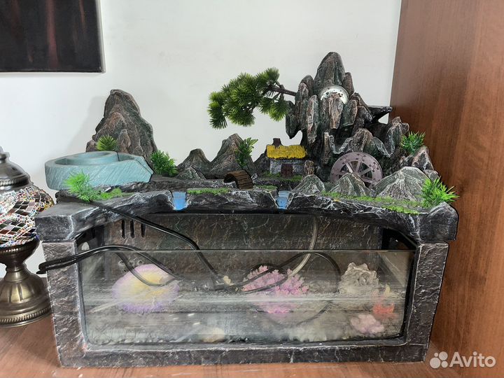 Аквариум фонтан