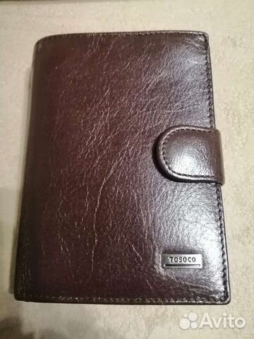 Мужской портмоне, кожа