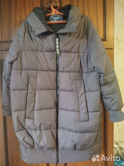 Куртка пальто новое Fun Day 54р.-56 осень поздняя