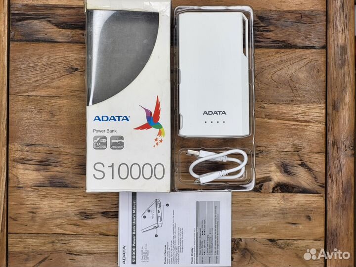 Внешний аккумулятор adata S10000