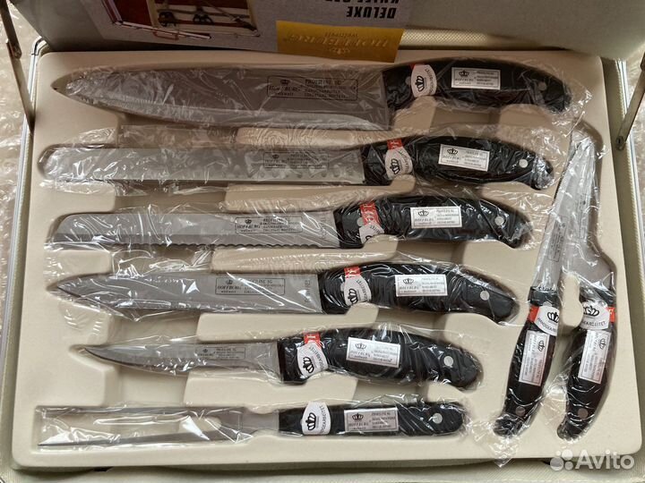 Набор ножей и вилок в кейсе Hoffburg