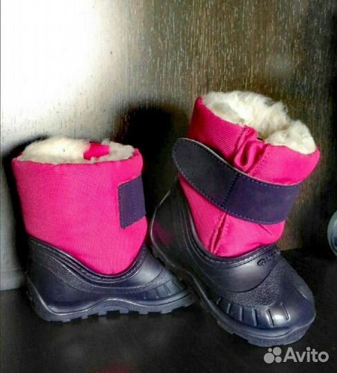 Сапоги, сноубутсы, натуральный войлок внутри