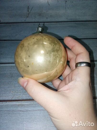 Елочная игрушка Шар Вензеля СССР