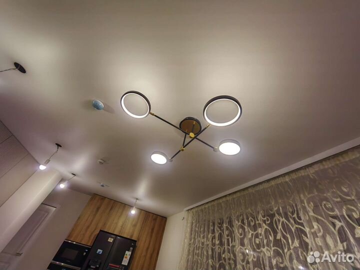 Люстра потолочная светодиодная новая с пультом