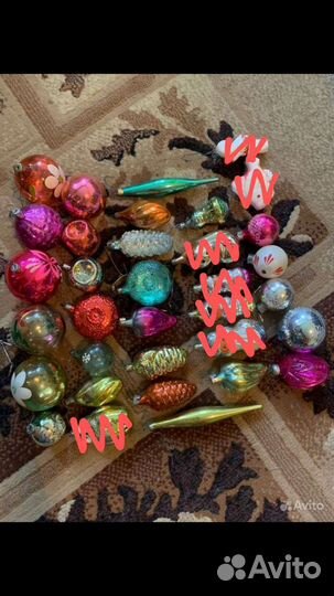Ёлочные игрушки СССР