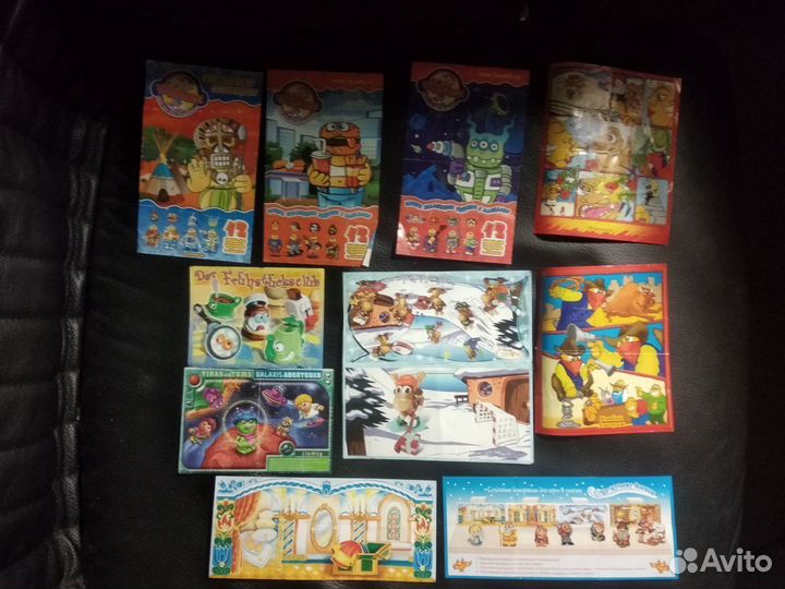 Вкладыши к киндерам