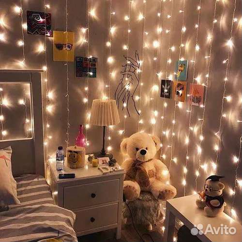 Гирлянда штора