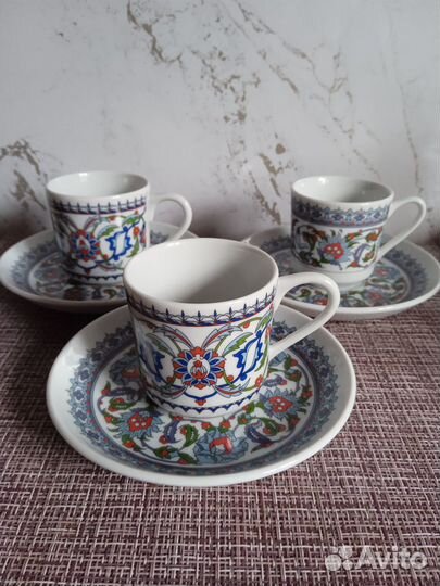 3 кофейные пары Gural Porselen