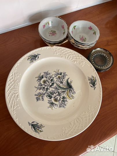 Посуда советская чашки супник блюдо разное