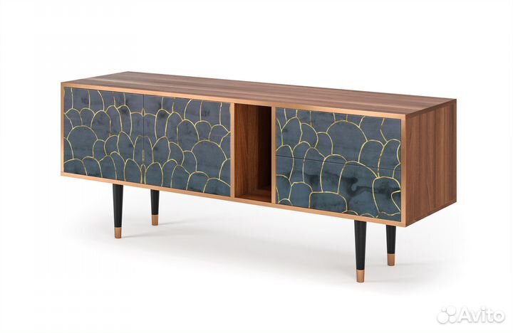 Тв-тумба T1 - Орех - Blue Lagoon