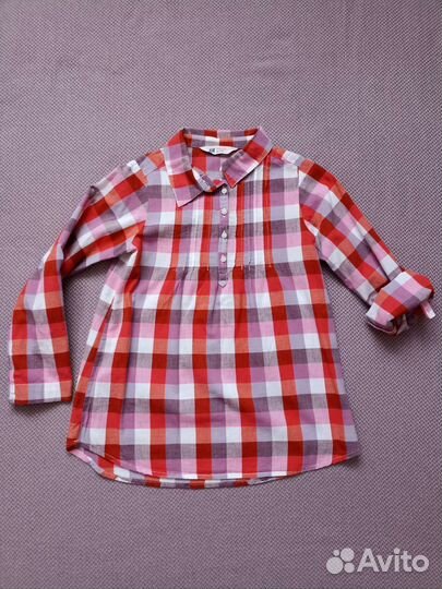 Рубашка для девочки H&M 128