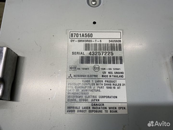 Mitsubishi Pajero 2008-2015 Магнитола