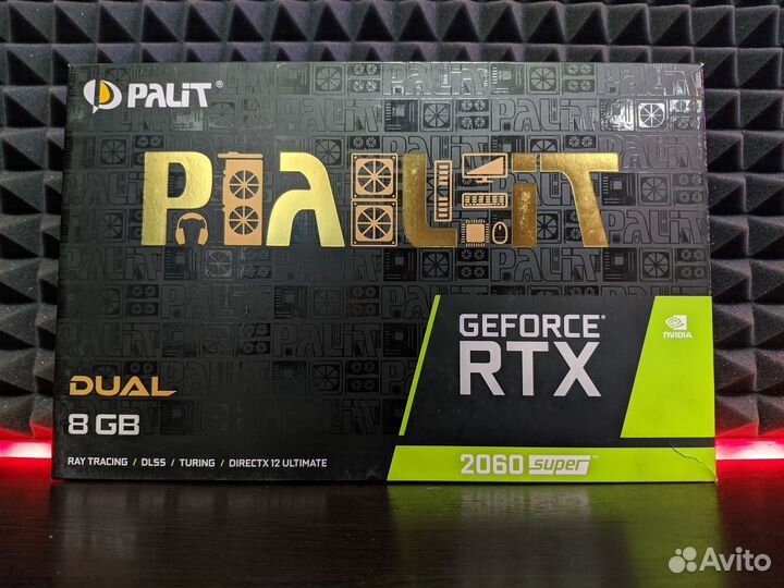 Видеокарта RTX 2060 super 8GB palit dual