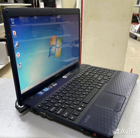 Ноутбук Sony Vaio для учебы/работы/нетреб.игр кб89