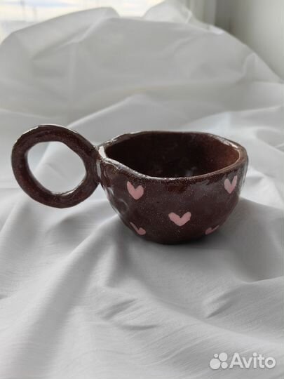 Чашка ручной работы