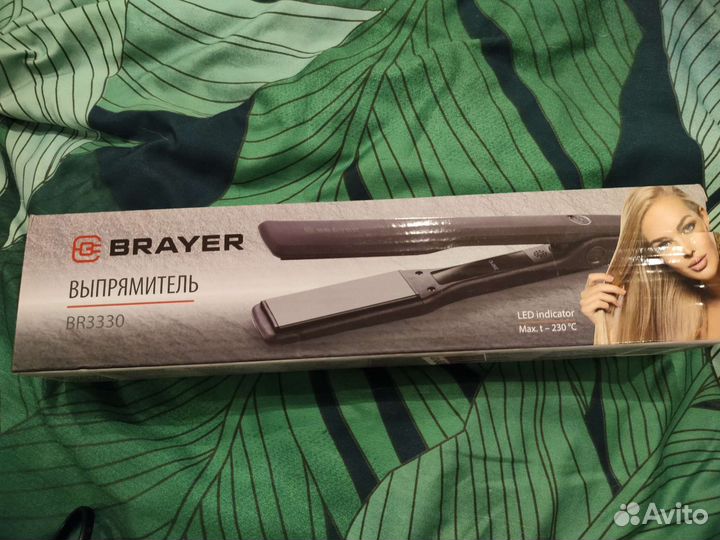 Выпрямитель brayer для волос новый