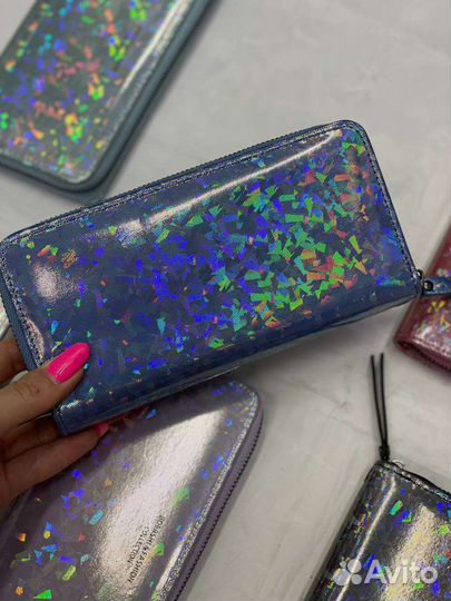 Кошелек женский голографический новый
