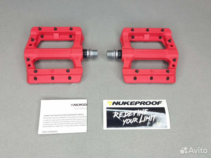 Новые педали Nukeproof Electron EVO (Red)