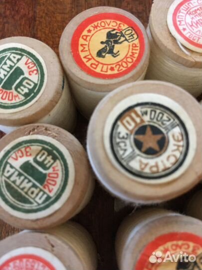 Катушки с нитками СССР