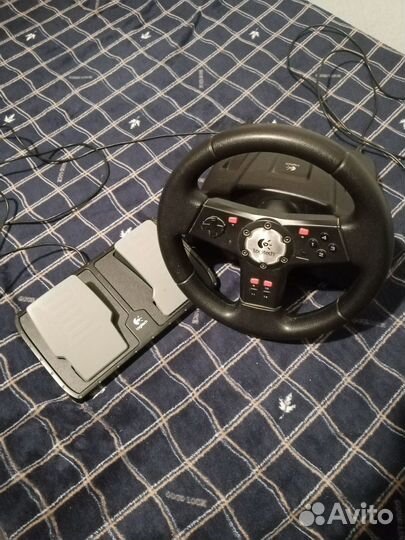 Руль Logitech vibration feedback wheel