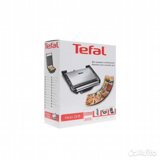 Электрогриль Tefal Inicio GC241D38 серебристый
