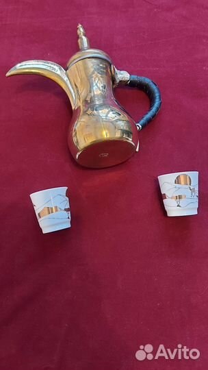 Кофейник+ 2 чашечки