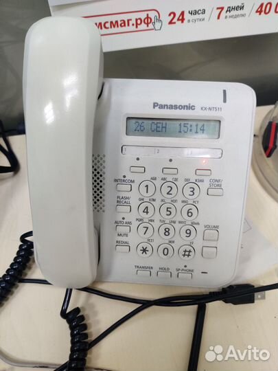 Стационарный телефон Panasonic KX NT551 и др