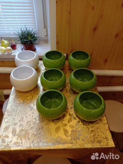 Горшок керамический новый