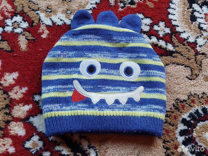Демисезонная шапка для мальчикоа