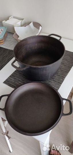 Кастрюля биол, Чугун, 6 л